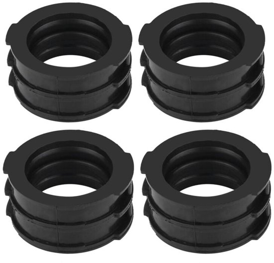Geschikt voor 4x Carburateur Inlaatspruitstuk Pakking voor Yamaha V MAX 1200 VMX12V 1985-2007 van BIFUNIEJ