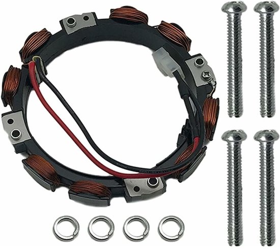 Geschikt voor 592831 Vervangende stator voor Briggs & Stratton dynamo 696459 393800 691063 393474 Past op Toro sneeuwruimer 19E400 19F400 19K400 motor. van Briggs & Stratton