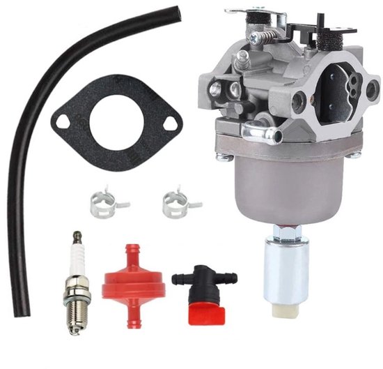 Geschikt voor 594593 Carburateur afstelset met brandstoffilter voor Briggs Stratton 591731 593514 697141/190 698445 699109/937 791858/888 792171 793224 790418 796109–794572 Carburateur van Finegood
