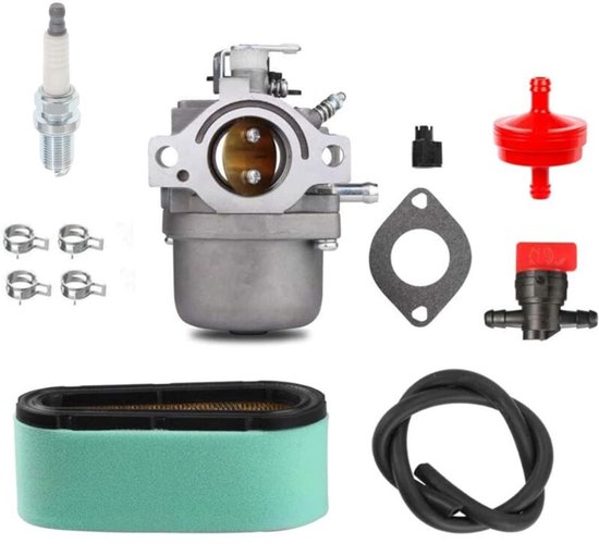 Geschikt voor 799728 carburateur voor Briggs & Stratton intek 498027 498231 499161 vergaser 12,5 pk zitmaaier met afstelset van Merkloos	