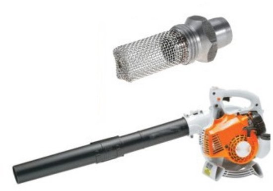 Geschikt voor BG55, BG56, BG85 en BG86 blowers, geluiddempers met vonkenvangers van Merkloos	