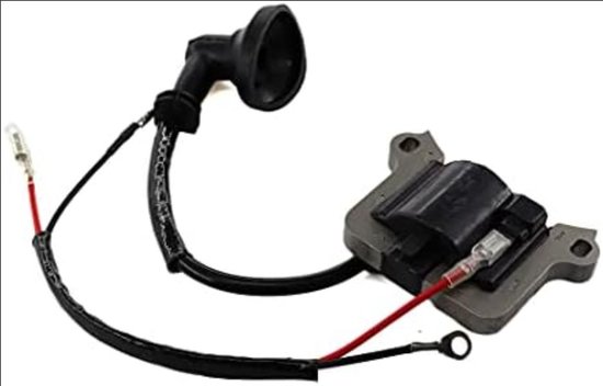 Geschikt voor Bobine met bougie voor Fuxtec bosmaaier FX-MT152, FX-MT 2 in 1, Multitool FX-MT 4 in 1, 5 in 1. van Powery