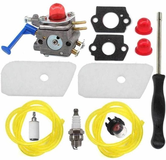 Geschikt voor C1Q-W40A Carburateur met luchtfilter, speciale sleutel voor 124L 125E 125C 125L 125LD 125R 125RJ 128C 128CD 128L 128LD 128LDX 128R 128RJ 128DJX Grastrimmer van Merkloos	