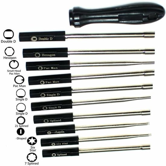 Geschikt voor Carburateur afstelgereedschapsset voor kleine motoren Stihl Husqvarna Poulan Jonsered McCulloch MTD Ryobi Homelite Echo Makita Dolmar Honda Solo Oleo-Mac Efco Zama Walbro THISNDE van THISNDE