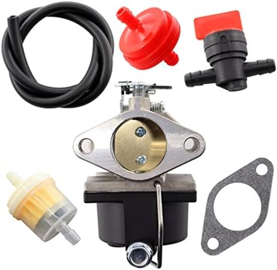 Geschikt voor Carburateur Brandstoffilter Brandstofleiding voor Tecumseh 640065A 640065 Motor OHV110 OHV115 OHV120 OHV125 OHV130 OHV135 OV358EA Grasmaaier 13PK 13.5PK 14PK 15PK Tractor van Hicello