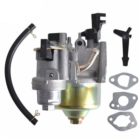 Geschikt voor Carburateur Carb Geschikt voor Honda GX160 GX168F GX200 5.5HP 6.5HP + Brandstofleidingpakking Motor, Model: Zilver van Merkloos	
