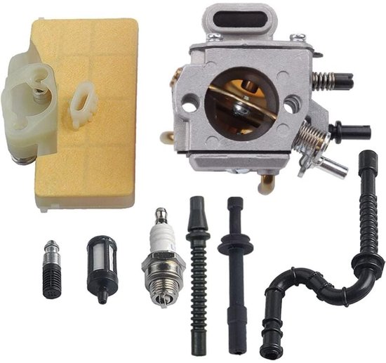 Geschikt voor Carburateur Carb met luchtfilter Brandstofleiding Afstelset Kettingzaag voor STIHL MS290 MS310 MS390 029 039 van Merkloos	