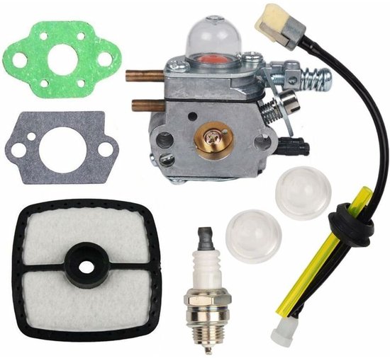 Geschikt voor Carburateur Carb met pakking Luchtfilter Primer Bol Bougie voor Zama C1U-K52 van Merkloos	