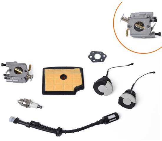 Geschikt voor Carburateur, Carburateur Carburateur Brandstoftoevoer Kit Carburateur Carburateurs voor MS200 / MS200T van Merkloos	