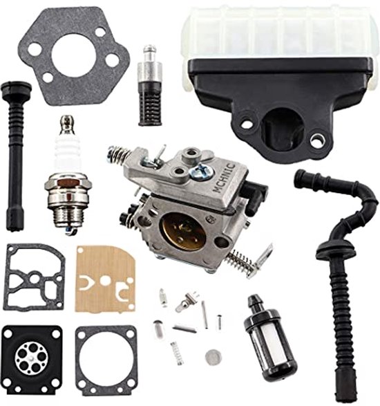 Geschikt voor Carburateur Luchtfilter Carburateur Reparatieset Geschikt voor STIHL 021 023 025 MS210 MS230 MS250 MS 210 230 250 Kettingzaag Reserveonderdelen Vervangen WT-286, C1Q-S11E[A+++] van Merkloos	