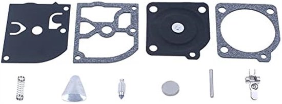 Geschikt voor Carburateur membraan pakkingset, voor Husqvarna 45 40 49 55 H55 H51, 240R en 245R carburateur grasmaaier modellen, voor Jonsered 2050 2045 2041 Rs44, voor Partner 400 410 450 460 490 510 van GRIZZLY TOOLS