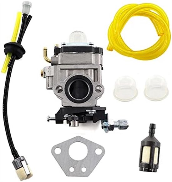 Geschikt voor Carburateur met brandstofslang - Brandstoffilterset voor Fuxtec FX-PS152, FX-MS152, FX-MT152, MFS520, FX-FSR152 - Multiool 2 in 1 4 in 1 3 PK 52 cc Bosmaaier. van Merkloos	