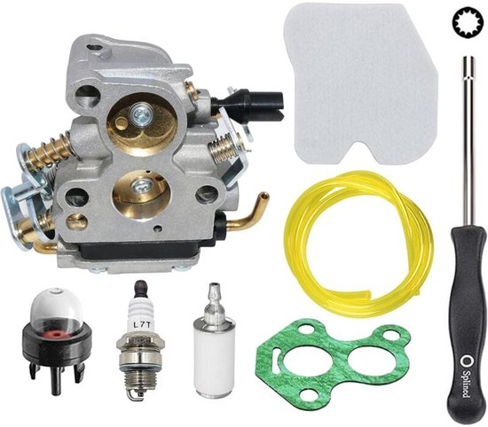Geschikt voor Carburateur met luchtfilter en brandstoffilter voor Husqvarna 235, 235E, 236, 236E, 240, 240E kettingzaag van Hipa