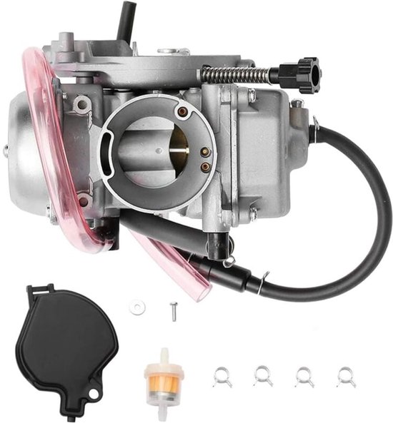 Geschikt voor Carburateur met oliefilter past op Kawasaki Prairie 360 KVF360 KVF360A KVF360B KVF360C 2003-2007 2x4 ATV Carb vervangen 15003-1686 van HIFROM