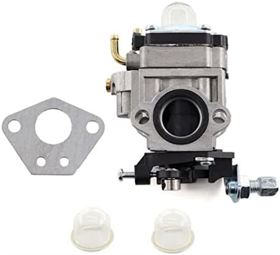 Geschikt voor Carburateur met pakking voor bosmaaier Florabest FBS 43 A1, FBK 4 B2 4 in 1, Parkside PBK 4 A1, PBS 2 A1 van Merkloos	