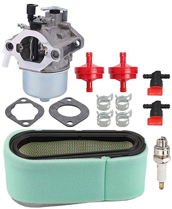 Geschikt voor Carburateur montage 699831 - Briggs & Stratton 499158 694941 283702 - Met luchtfilterschakelaar etc. van Merkloos	