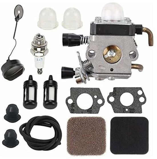 Geschikt voor Carburateur pakking luchtfilter vervangingsset past op Stihl FS75 FS80 FS85 HS80 KM80 KM85 van Merkloos	