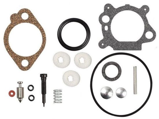 Geschikt voor Carburateur reparatieset compatibel met Briggs & Stratton 498260 398183 498261 490937 493762. van Merkloos	