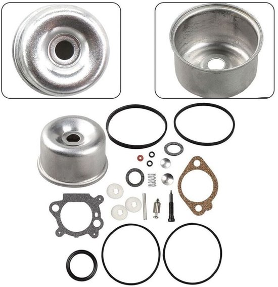 Geschikt voor Carburateur reparatieset compatibel met Briggs & Stratton 498260 492495 796611 493640. van Merkloos	