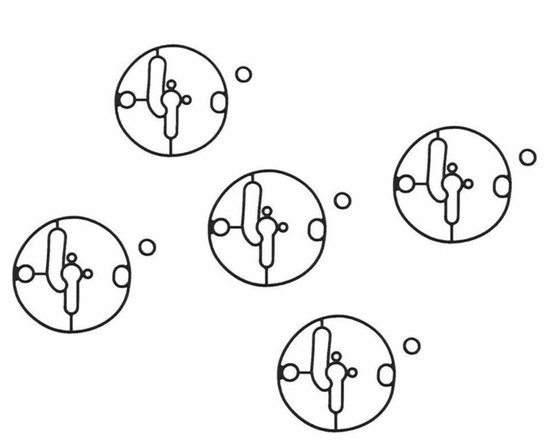 Geschikt voor Carburateur reparatieset met kompakking compatibel met Briggs 698781 796184 799727. van Merkloos	