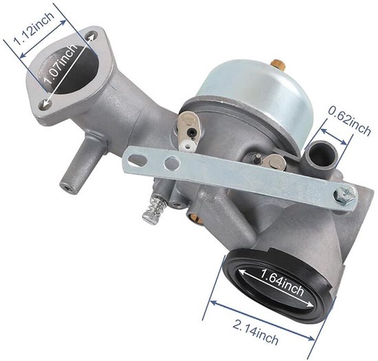 Geschikt voor Carburateur voor 491026 Briggs&Stratton 491031 490499 281707 12HP van Merkloos	