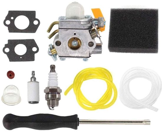 Geschikt voor Carburateur voor bosmaaier met schroevendraaier voor afstelling van luchtfilter voor Ryobi RBC30SESA RBC30SBSA RHT2660DA RLT30CESA RLT30SESA RPR3025JA Vervangt ZAMA C1U-H60D C1U-H60E van Merkloos	