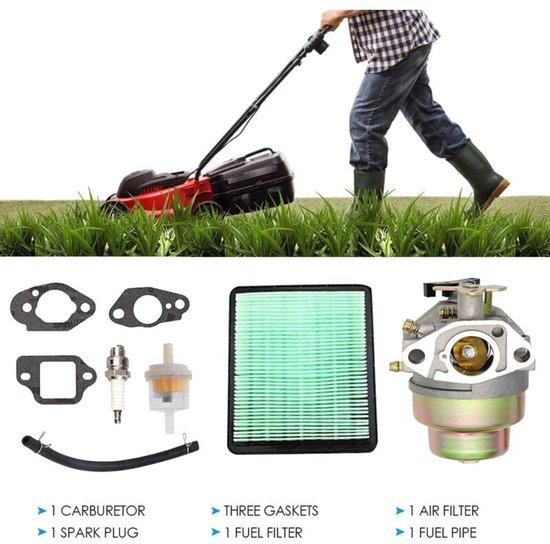 Geschikt voor Carburateur voor GXV120 GXV140 GXV160 Motor HR194 HR195 HR214 HRA214 HR215 HR216 HRA216 HRC216 Grasmaaier van Merkloos	