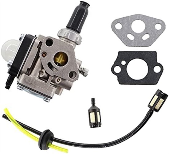 Geschikt voor Carburateur voor Kawasaki TH43 TH48 Motor Bosmaaier Grasmaaier met Universele Brandstoffilter Pakking van Merkloos	