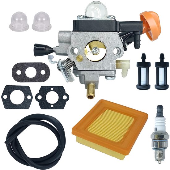 Geschikt voor Carburateur voor Stihl FS91 FS89 FS91R voor HT102 Bosmaaier Trimmer Serie met Bougie Luchtfilter Oliefilter van Merkloos	
