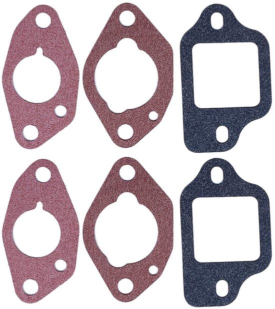 Geschikt voor Carburateurpakkingset voor Honda GCV160 GCV135 GCV190 GSV190-motor en HRS216 HRT216 HRB216 HRR216 HRZ216-grasmaaier # 16212-Zl8-000 Professionele waterdichte pakking van Merkloos	