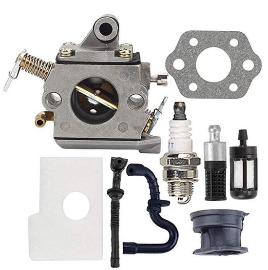 Geschikt voor Carburateurset Kettingzaagaccessoires Carburateur voor STIHL 017 018 MS180 MS170 Carburateurset Kettingzaagaccessoires Kettingzaag met luchtfilter Afstelset van Merkloos	