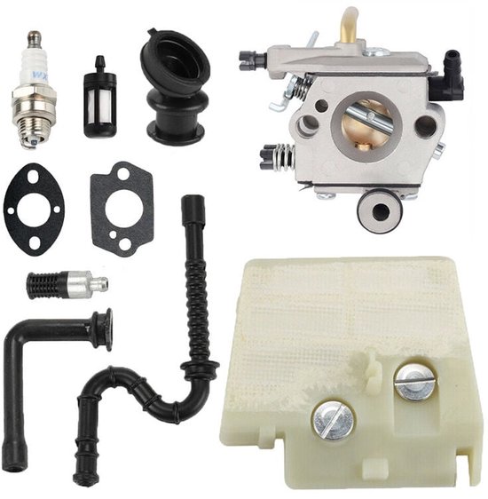 Geschikt voor Carburateurset STIHL 024 026 ZAMA MS240 MS260 Walbro WT-426 WT-403 van Merkloos	