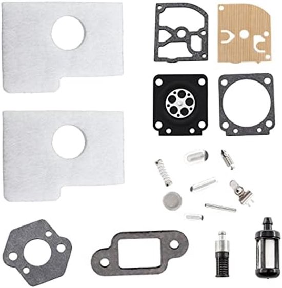 Geschikt voor Carburateurset voor Stihl 017 018 MS170 MS180 Kettingzaag vervangen 1130 124 0800 Zama RB-77 Luchtfiltermembraan Brandstoffilter van Stihl