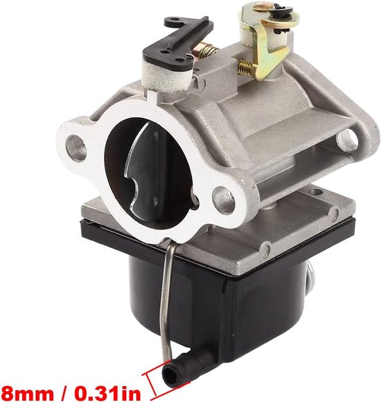 Geschikt voor Carburateurset voor Tecumseh 640065A 640065 OV358EA OVH135 OHV110 OHV115 OHV120 OHV125 OHV130 50-654 13-15 pk grasmaaier, met brandstofleidingpakking van Merkloos	
