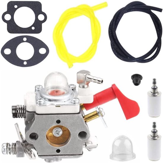 Geschikt voor Carburateurset voor Walbro WT 668 WT 997 Hpi voor Baja 5B SS 5T FG Zenoah voor Cy Rovan KM-motoren, met brandstofleidingfilter van Merkloos	