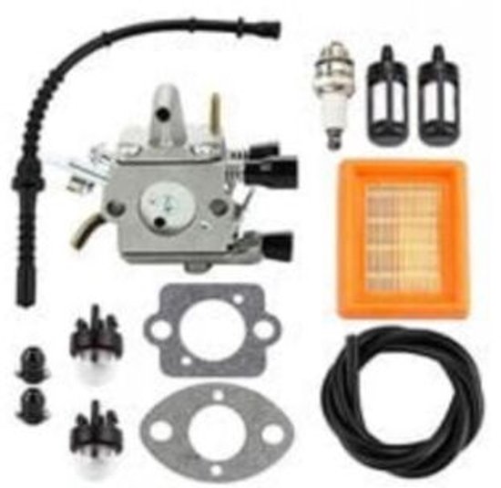 Geschikt voor Compatibel met carburateurkit voor FR350 FR 450 BT 120 FS120 FS200 FS250 FS300. van Merkloos	