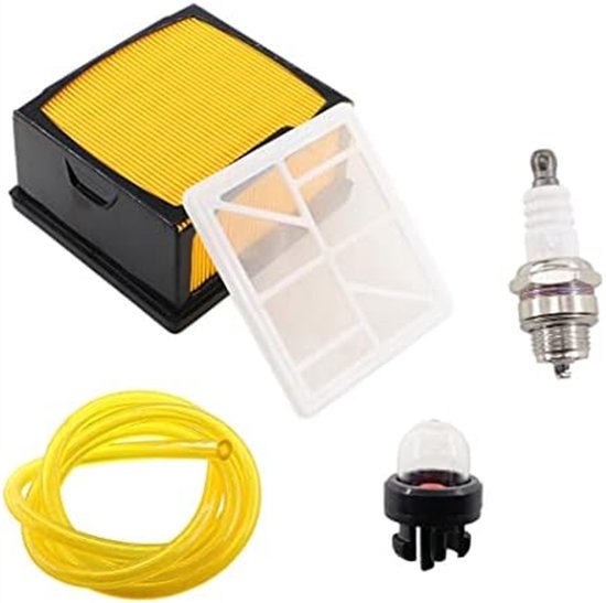 Geschikt voor Luchtfilter, bougie, primerkit, pomp voor Husqvarna K760 K770 525470601 574362302 [A+++] van Merkloos	
