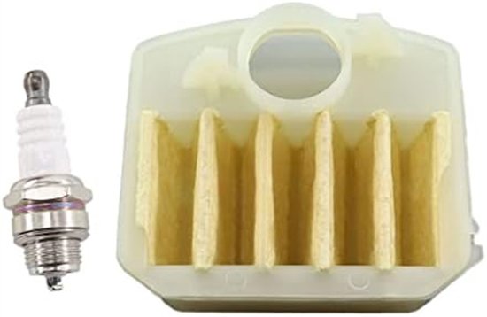 Geschikt voor Luchtfilter met bougie voor Husqvarna 340 345 346 350 351 353 kettingzaag Vervangt 537024003 van Merkloos	