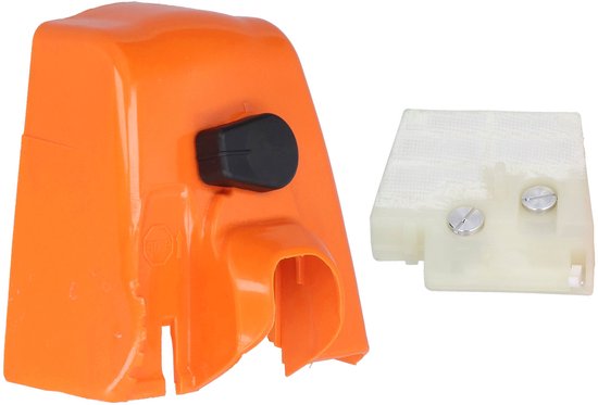 Geschikt voor Luchtfilter met dekselvervanging 1121 140 1915 Geschikt voor STIHL 024 026 MS240 MS260 kettingzaag van Merkloos	