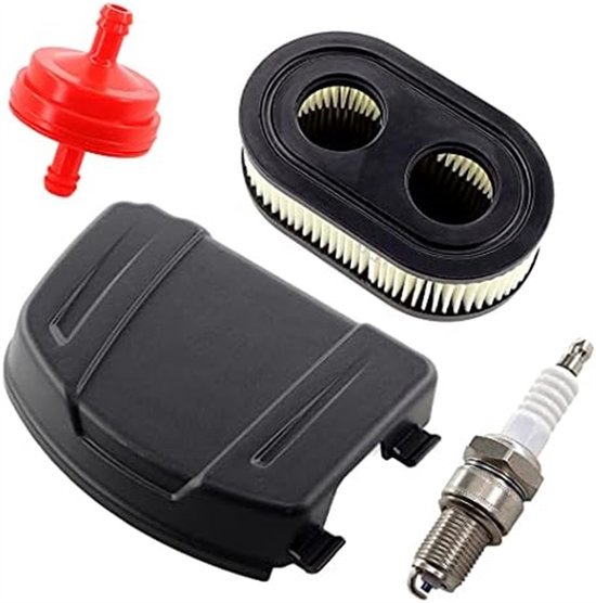 Geschikt voor Luchtfilterdeksel met luchtfilter, bougie voor Briggs & Stratton 625E, 625EXi, 650EXi, 675EXi, 675IS-serie Vervangt 594106, 798452,103M02-0011-H1 van Hipa