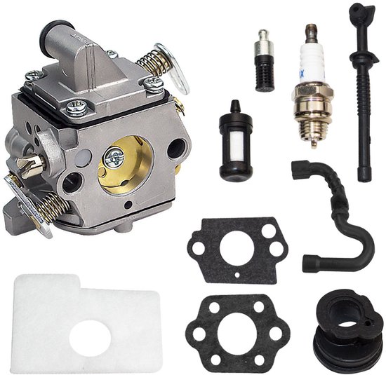 Geschikt voor MS170 MS180 C1Q-S57A Carburateur voor STIHL 017 018 MS 170 180 180C MS170 MS180 MS170C MS180C Kettingzaag met Luchtfilter Afstellingsset van Merkloos	