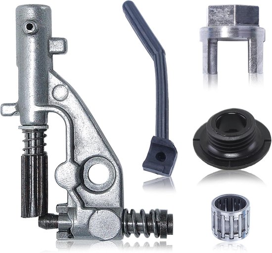 Geschikt voor Oliepomp drukleidingset 502541603 Koppelingsverwijderingsgereedschap voor Husqvarna 455 Rancher 455E 460 kettingzaag Koppelingsverwijderingsgereedschap met oliepomp tandwiel drukleiding onderdelen 544180104, 537261501 van Merkloos	