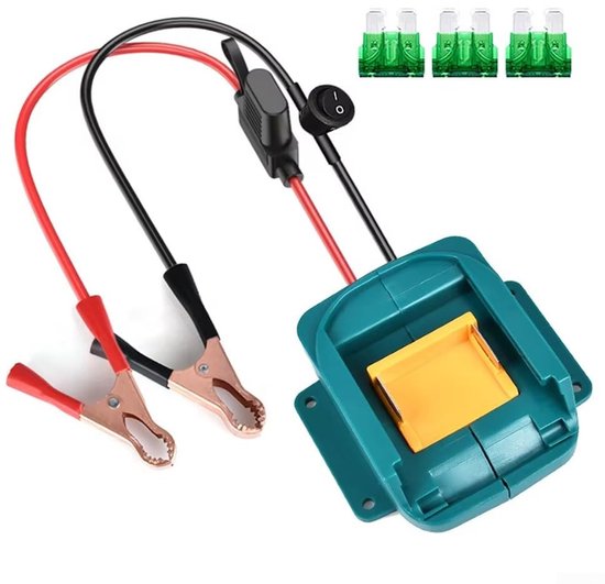 Geschikt voor Ontstekingsadapter, startkabel voor accu, ideaal voor 18V lithium-accu's - snelle en efficiënte powerkit van DeWalt