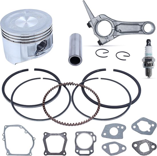 Geschikt voor Pakkingset voor drijfstang en zuigerveer van 68 mm voor Honda GX160 GX 160 5,5 pk 4-takt benzinemotor, generator en waterpomp 13101-ZF7-010 13101-ZH8-010 91201-Z0T-801 van Merkloos	