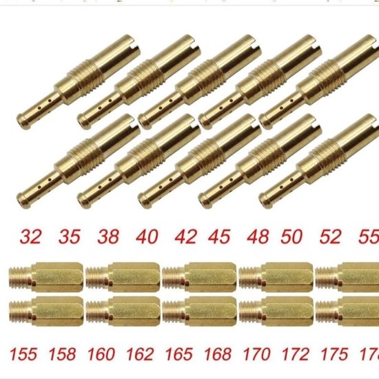 Geschikt voor PWK carburateur reparatieset - Past op PE carburateur hoofdsproeier stationair sproeier onderdeel van Merkloos	