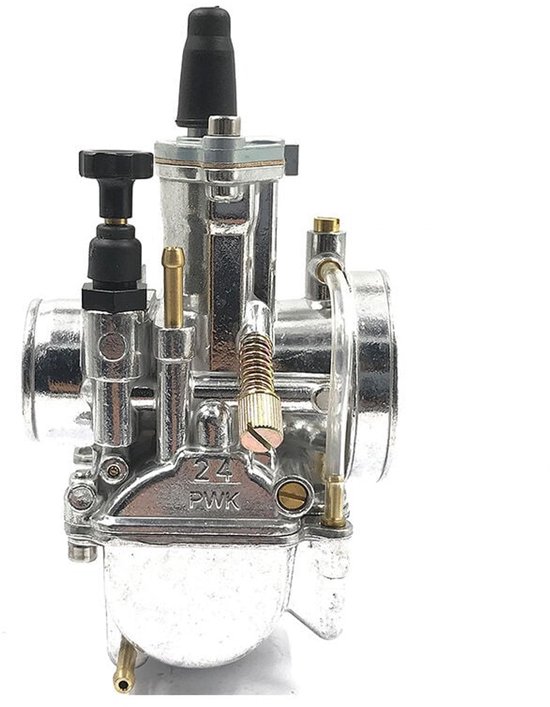 Geschikt voor PWK24 24mm carburateur compatibel met JOG RTL250 CR80 CR125 2T 4T Keihin PWK24. van Merkloos	