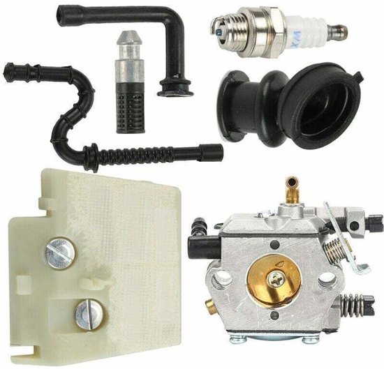 Geschikt voor Stihl 026 MS260 MS240 240 carburateurkit, Geschikt voorzien van Walbro WT-194 carburateur, bougies en luchtfilter.