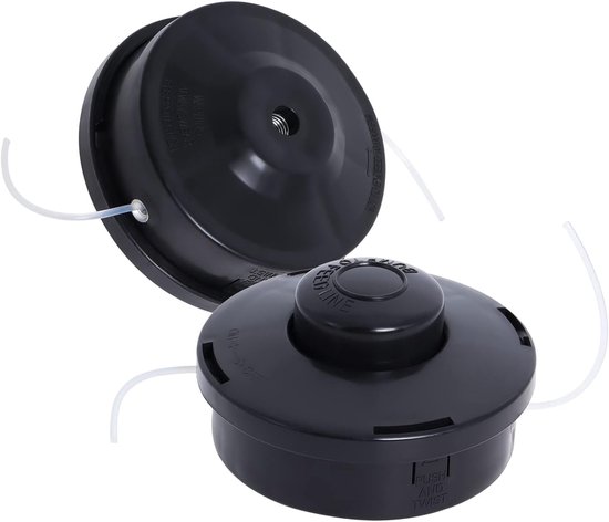 Geschikt voor Strimmerkoppen, vervangende universele benzine strimmer spoelkop compatibel met M10x 1.25 tuinmaaier bosmaaier (2 pakketten) van Merkloos	