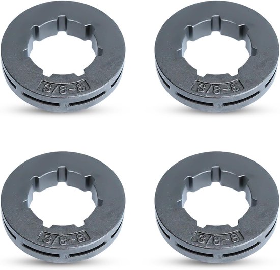 Geschikt voor stuks 3/8 8T tandwielvelgen voor STIHL 064 066 088 090 MS660 MS880 kettingzaag voor Husqvarna 394 395 van Haywoo