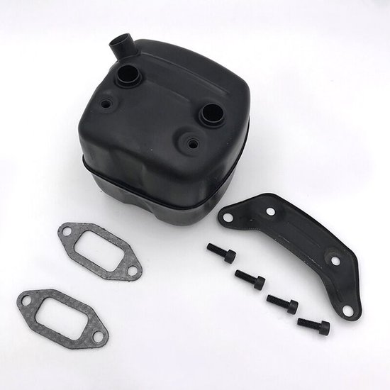 Geschikt voor Uitlaatdemperset voor Husqvarna 371 372XP 385 390XP-serie, uitlaatdemperkoelplaat, kettingzaagaccessoireonderdelen van Remmkoo